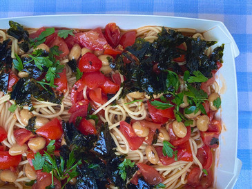 納豆そうめんの冷やしマリネ
