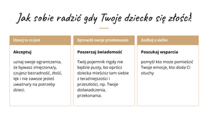 jak sobie radzić gdy Twoje dziecko się złości