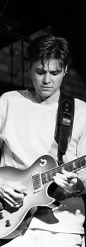 Guitarist Benedict Mann playing with British Jam Band Big Sky Orchestra at their monthly live show residency at Dark Horse, performing Original Songs as well as Grateful Dead, Little Feat, and other Jam Band covers.