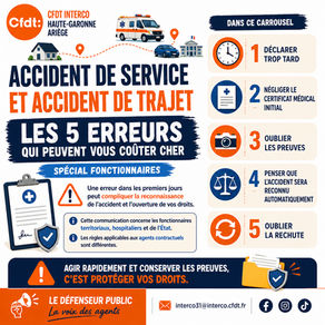 Accident de service : les démarches à ne pas rater