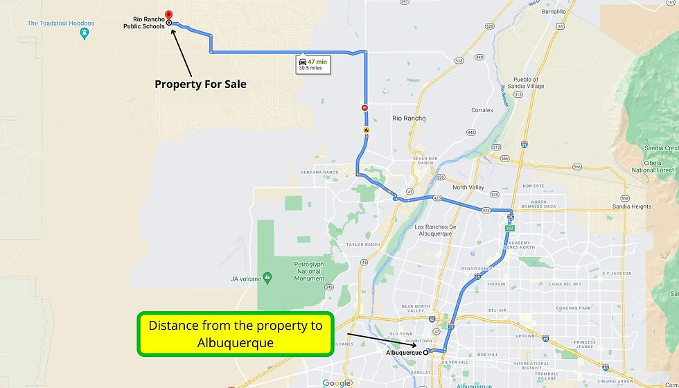 Miniatura: Prime 0.5x Acre Parcel in Rio Rancho, NM, Northern Blvd. is Close By!