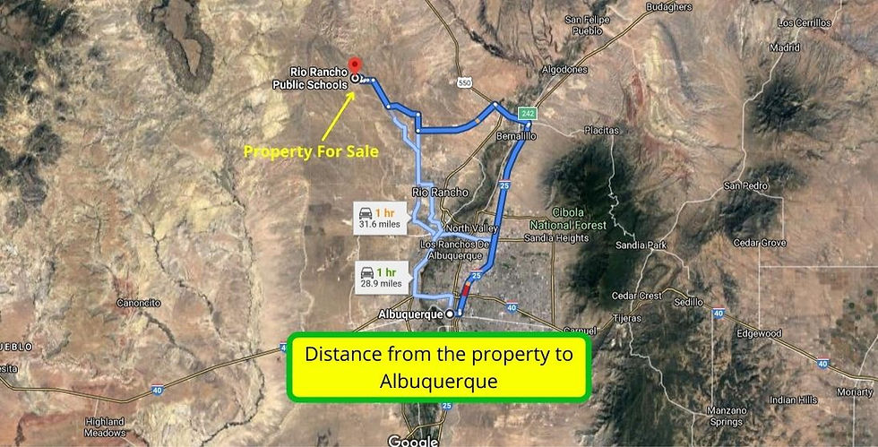Thumbnail: Rare Opportunity in Rio Rancho, NM! 2.5 Acre Parcel for Sale! Financing!