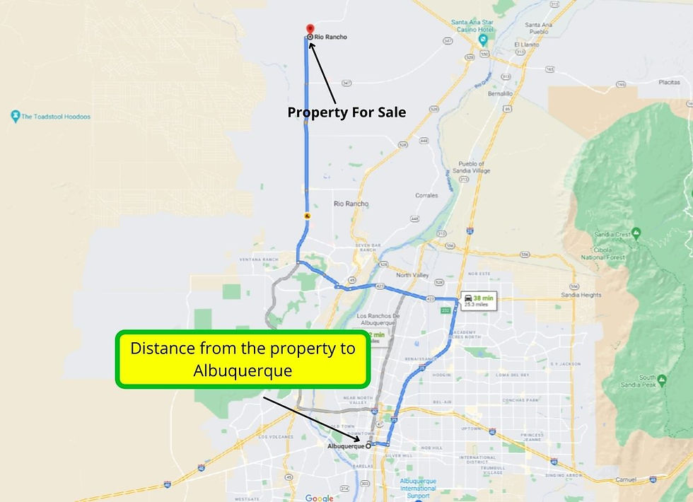 Miniatura: Your Dream Awaits: Half Acre Property For Sale in Northern Rio Rancho, NM!!!