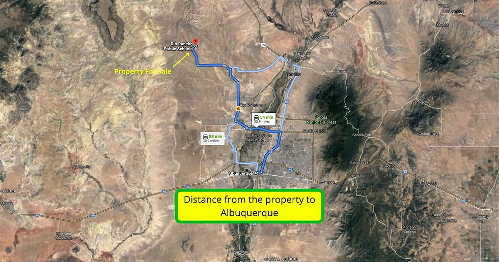Miniatura: A spacious 0.5 Acre Lot Awaits You in Northern Rio Rancho, NM. Inquire Today!