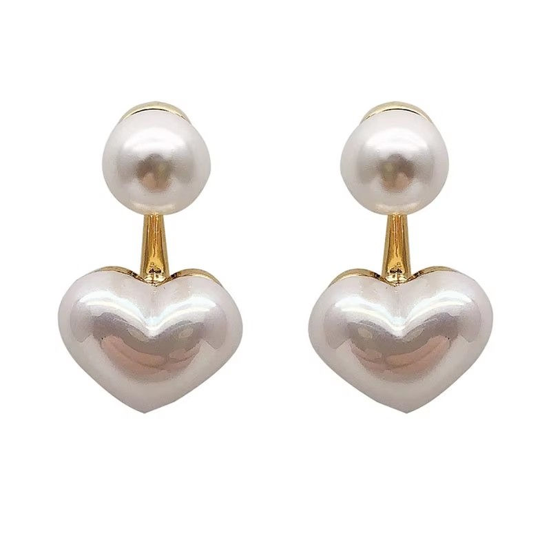 Thumbnail: Pearl Heart Elegance Necklace