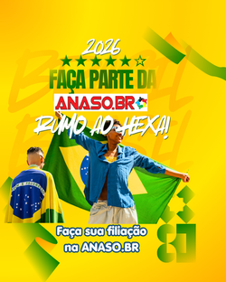 Post para Instagram Vai Brasil Moderno Verde e Amarelo
