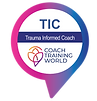 TIC - Trauma Informed Coach certification badge from Coach Training World