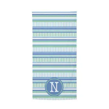 Thumbnail: Quick dry Beach Towel with initial