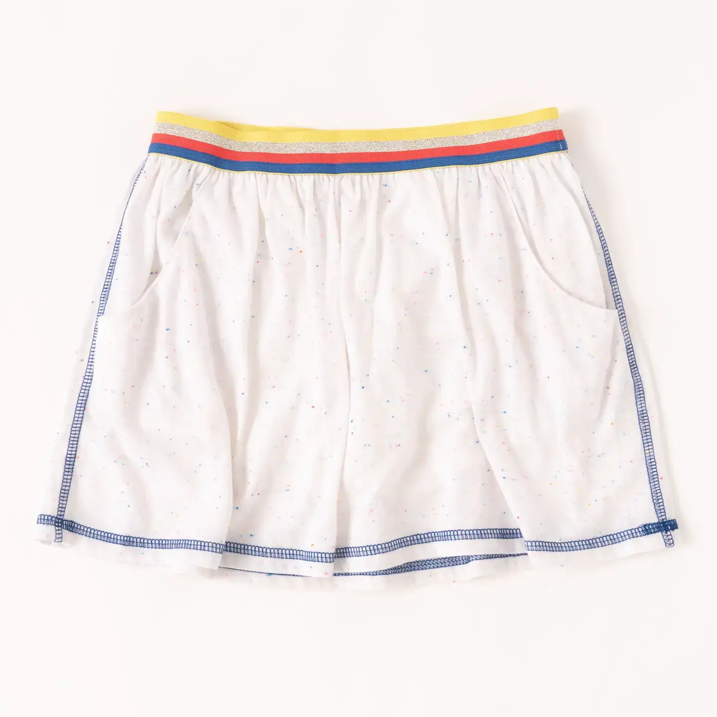 Rainbow waist skort