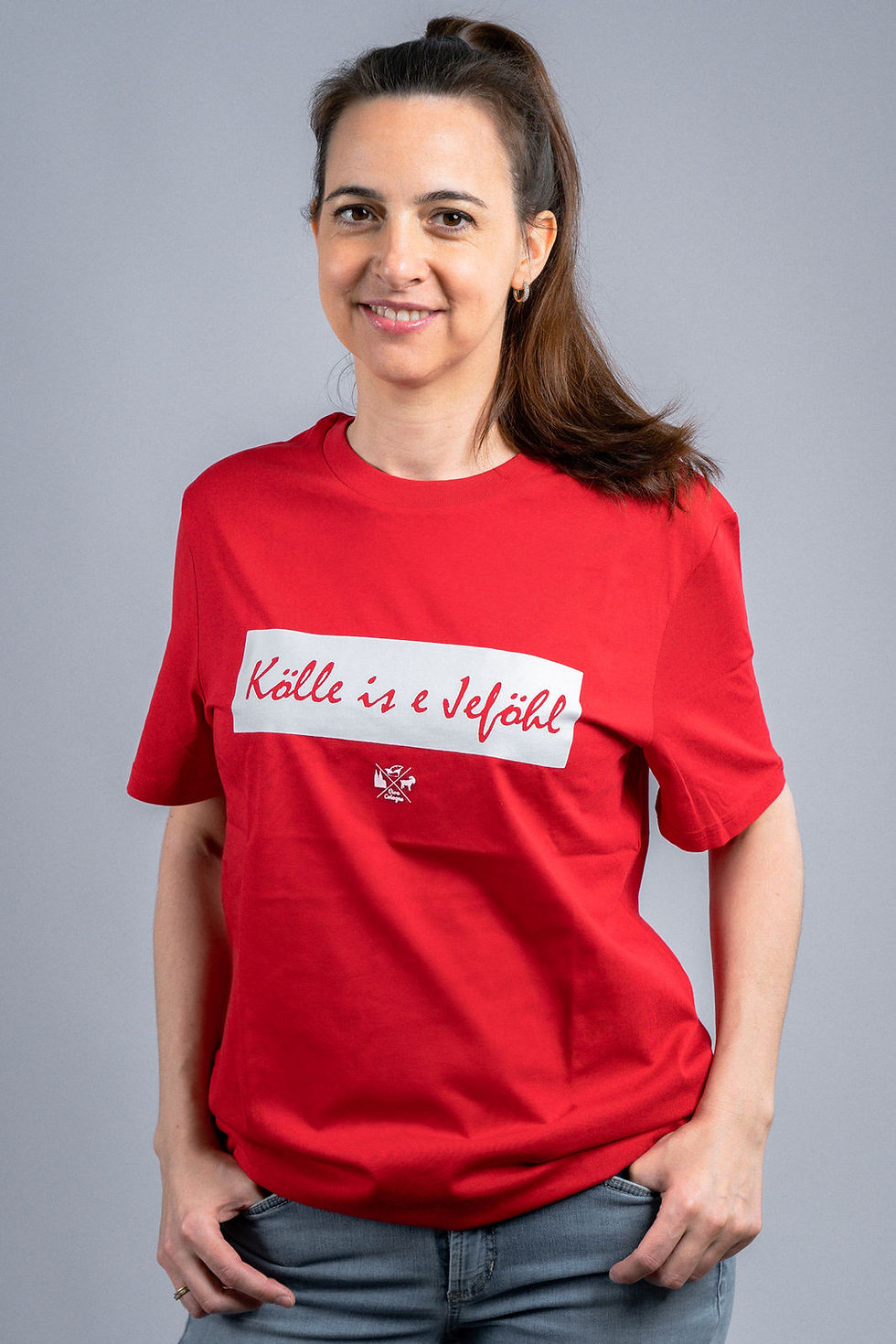 Miniaturbild: KÖLLE IS E JEFÖHL SHIRT UNISEX - ROT