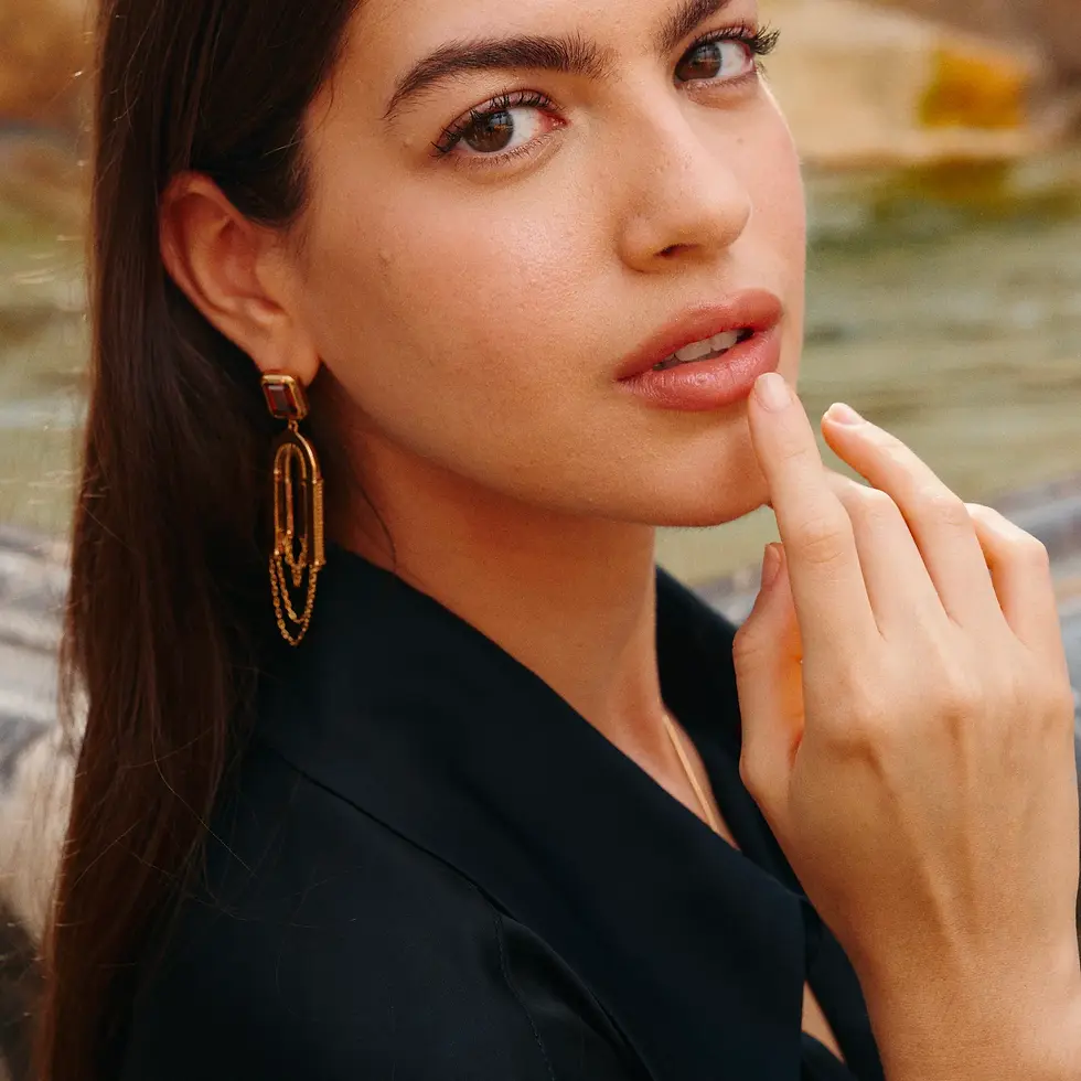 Thumbnail: OLYMPIEION TASSELS EARRINGS