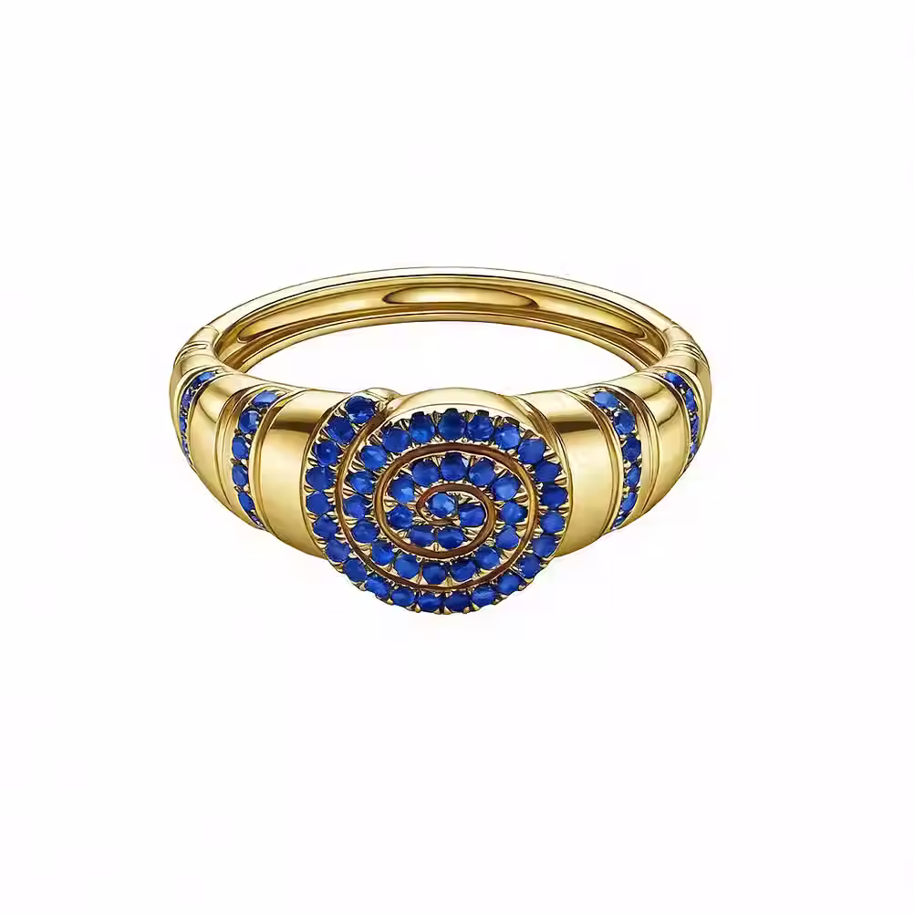 Aurea Sapphire Orbit Ring