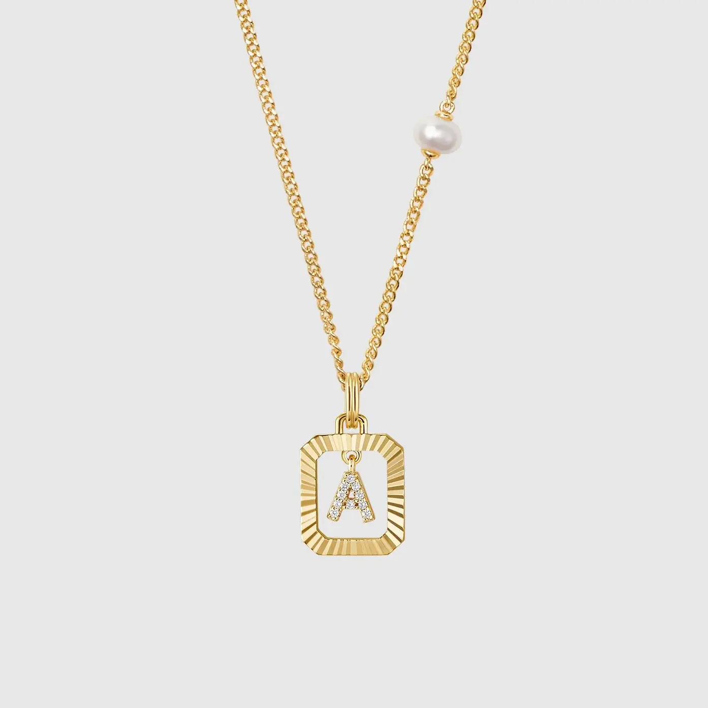 Be Myself Initial Necklace