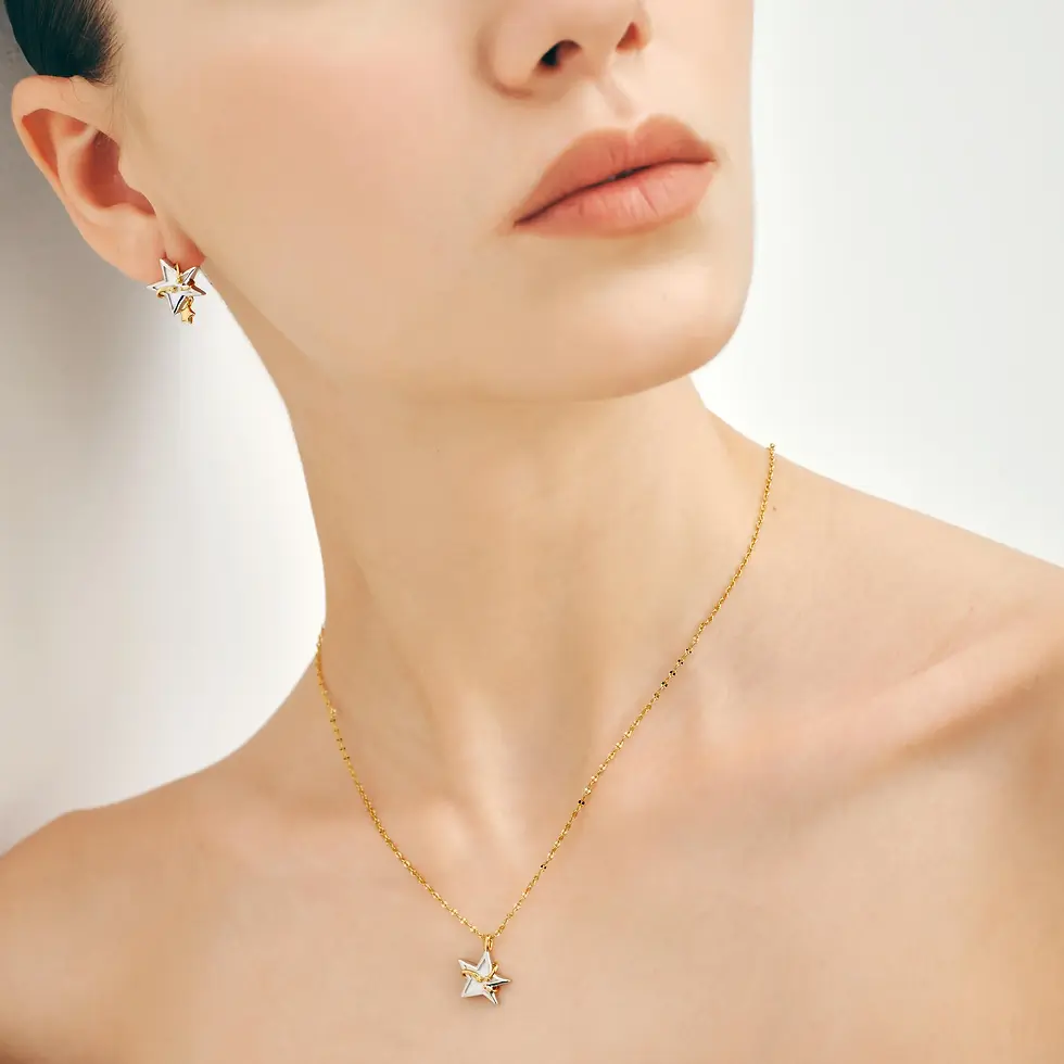 Thumbnail: Meteor Mother of Pearl Necklace