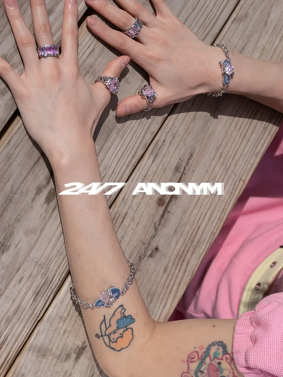 Thumbnail: PINK-VIOLET BISCUIT RING