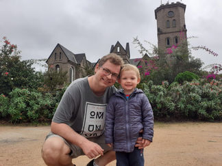 Visitando o interior de um Castelo em Santa Catarina