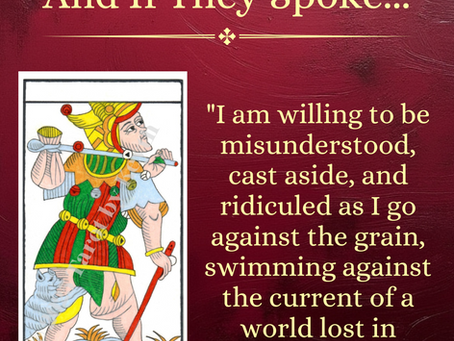 And If They Spoke...The Fool