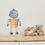 Thumbnail: Wall Sticker - Watercolor Robot