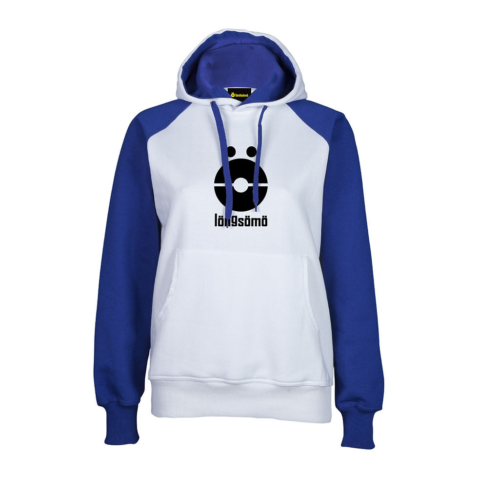 Miniatura: Sudadera Chica Mangas Bicolor Longsomo LogoV