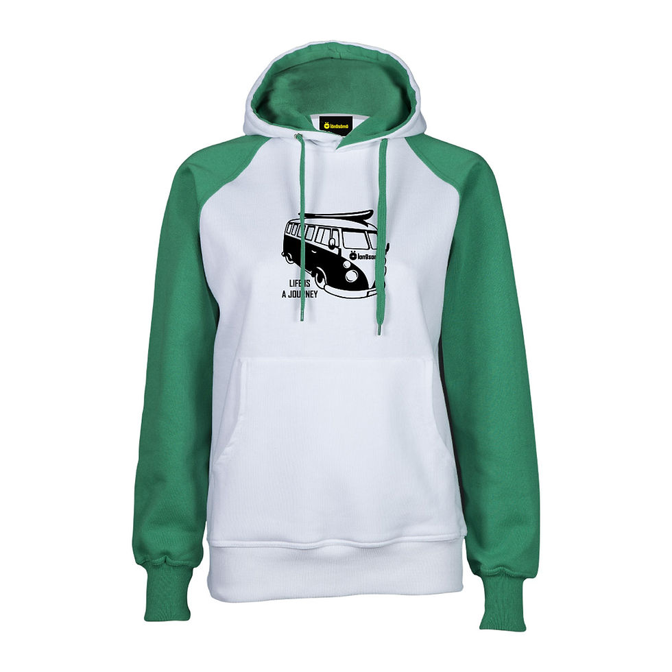 Miniatura: Sudadera Chica Mangas Bicolor Longsomo Furgo