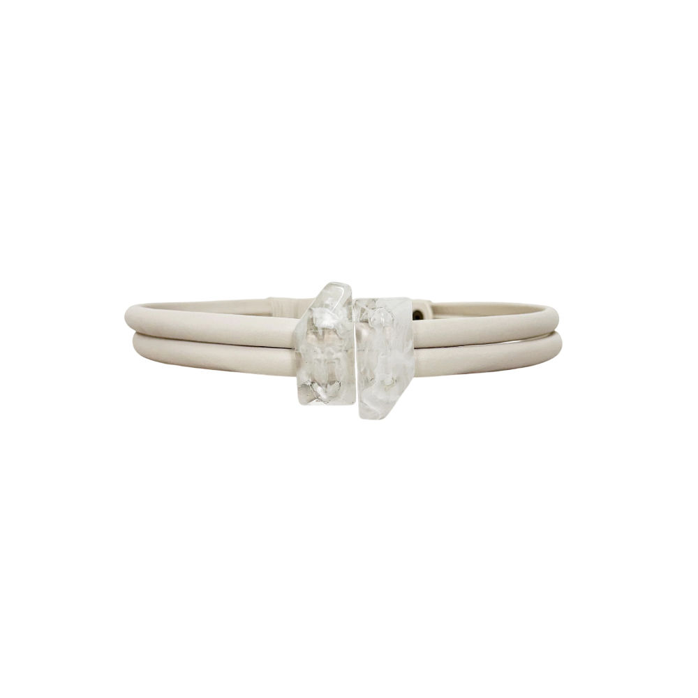 Cinto Feminino em Couro OFF- Geo Elegance