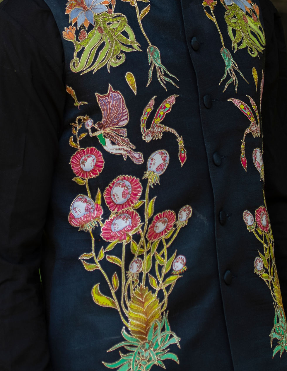 Thumbnail: Firefly Nehru Jacket and Kurta Set