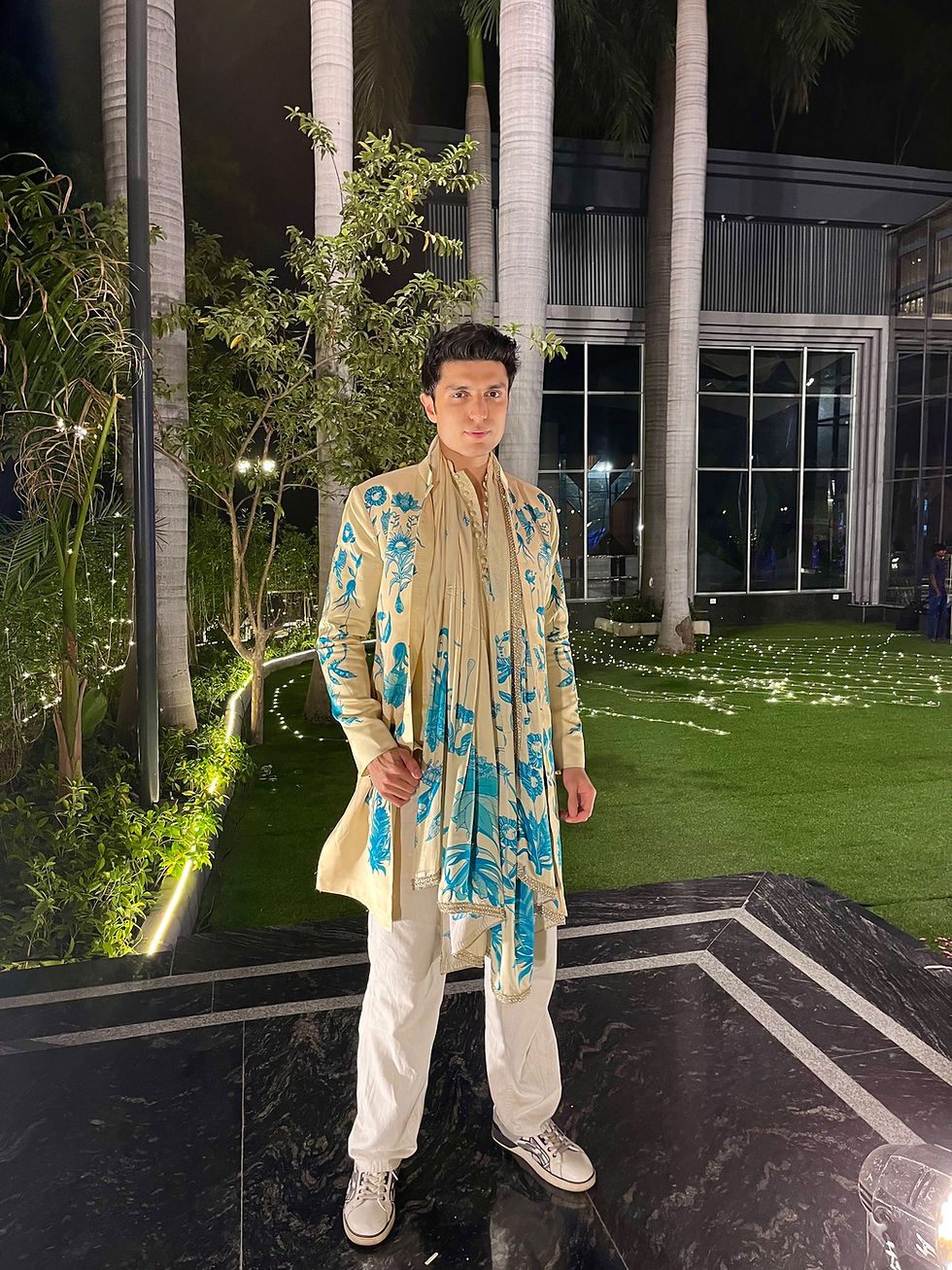 Thumbnail: Lake Bandhgala Set ( with stole)