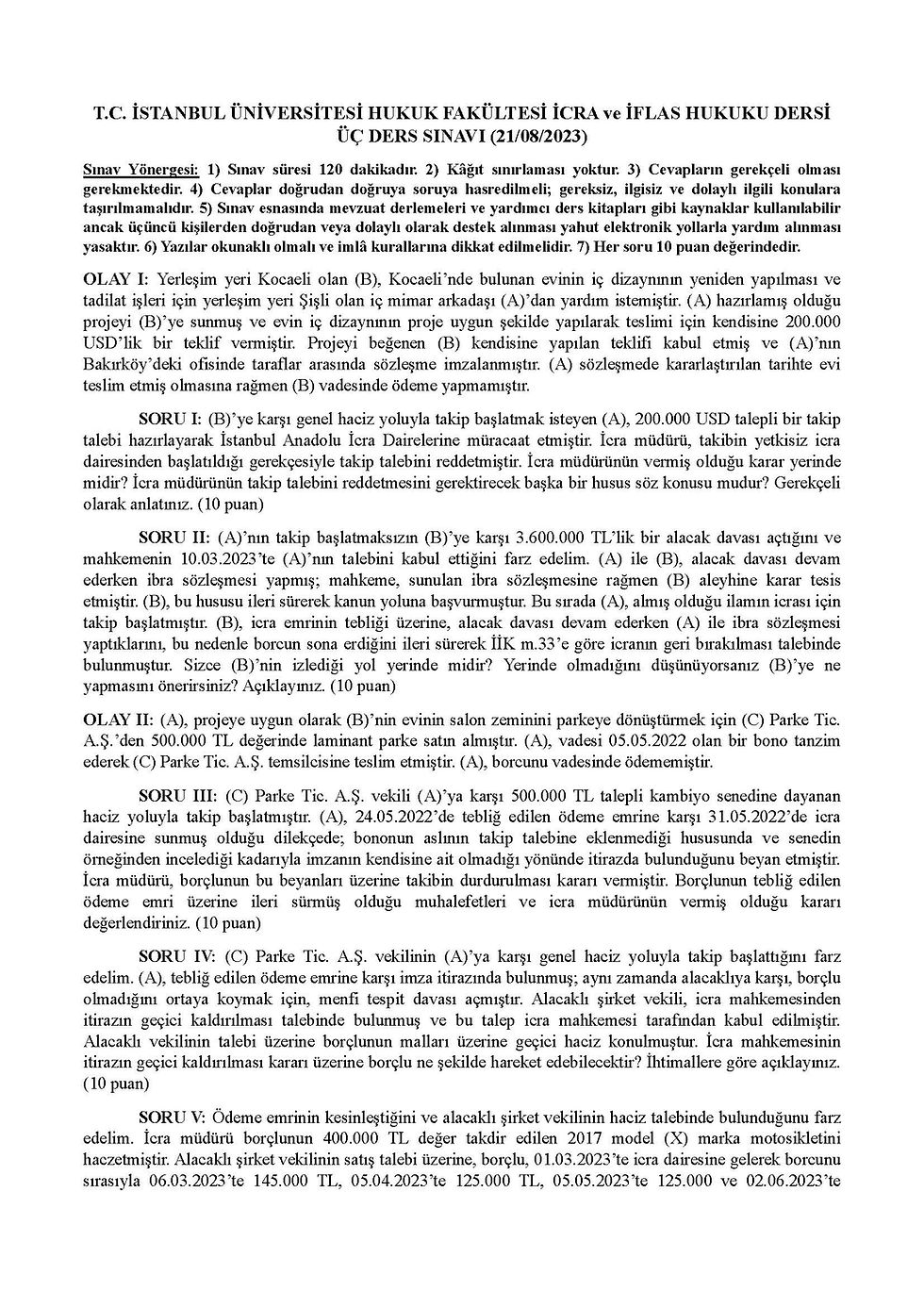 Küçük resim: 3 DERS SORULARI