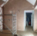 Plastered High Wall