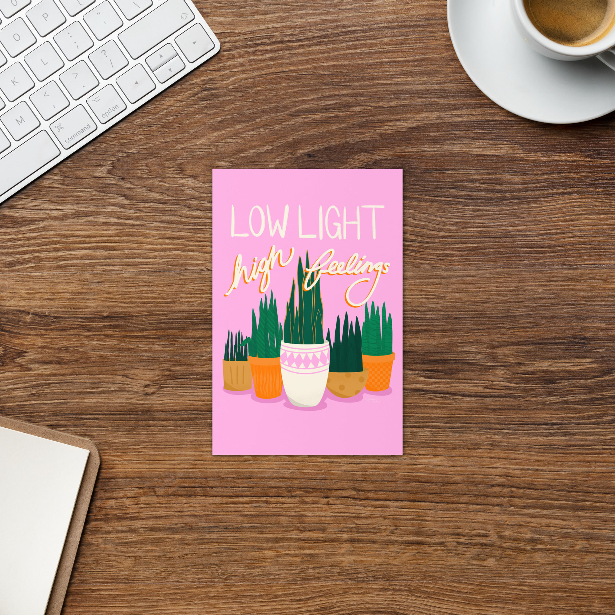 Low Light High Feelings - Valentine's Card