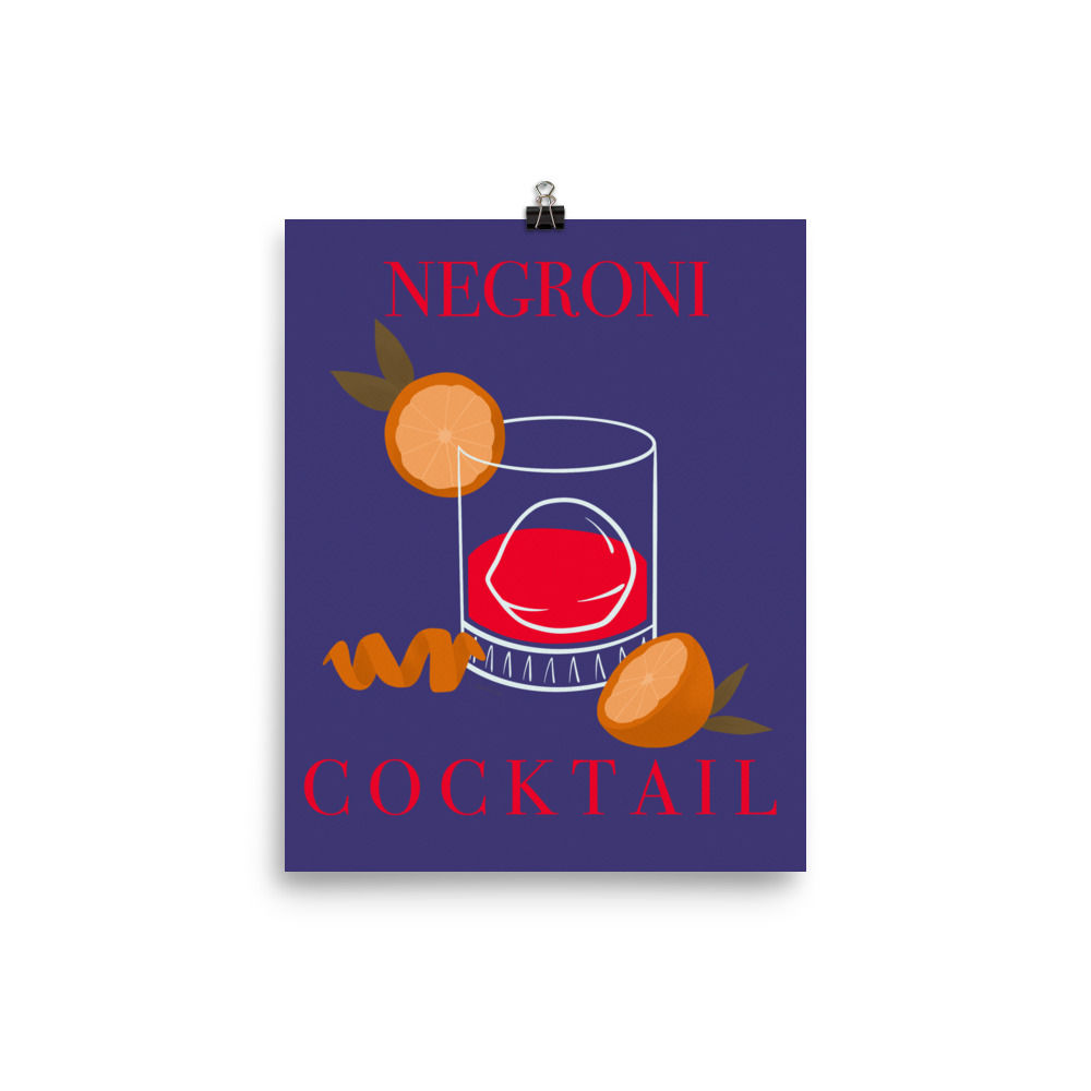 Art Print - Negroni (full) 8x10