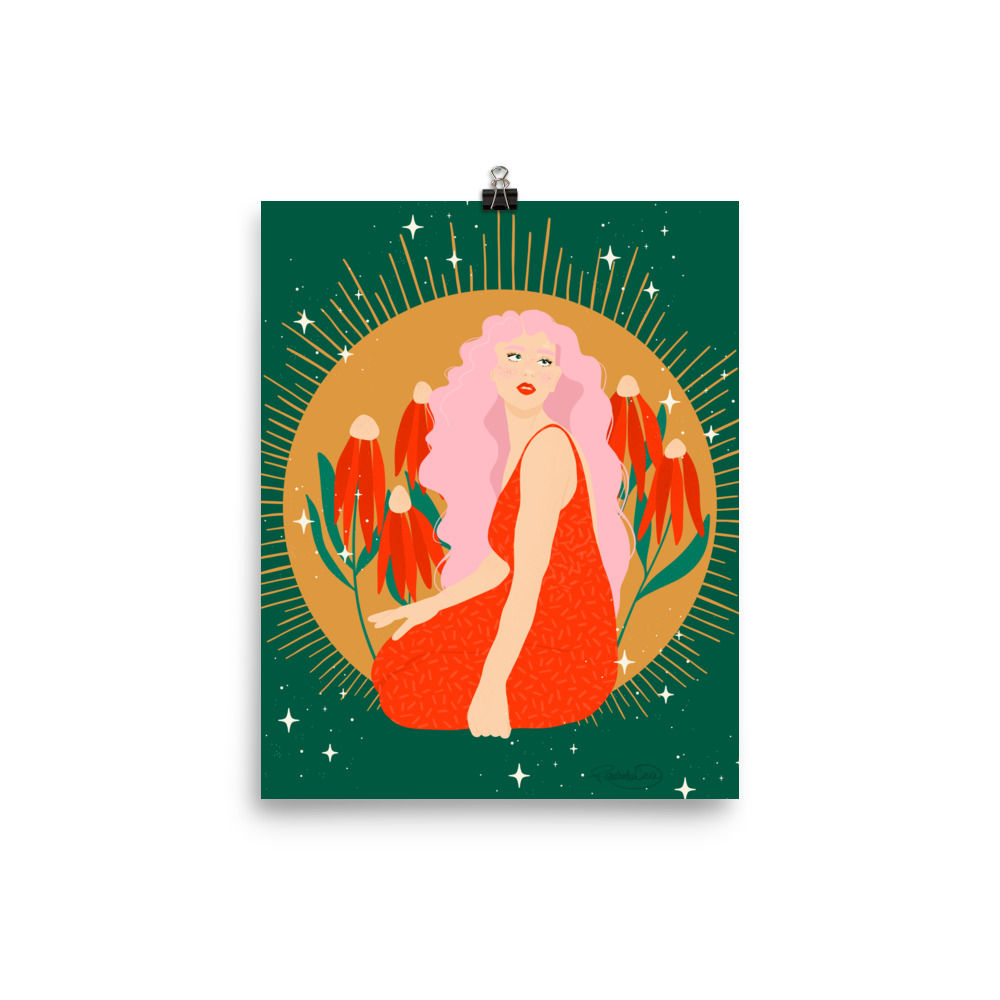 Art Print - Goddess of the Golden Hour 8x10