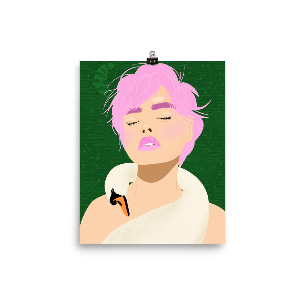 Art Print - The Swan's Embrace 8x10