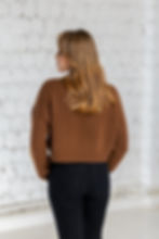 Thumbnail: CHARLOTTE cropped round neck sweater