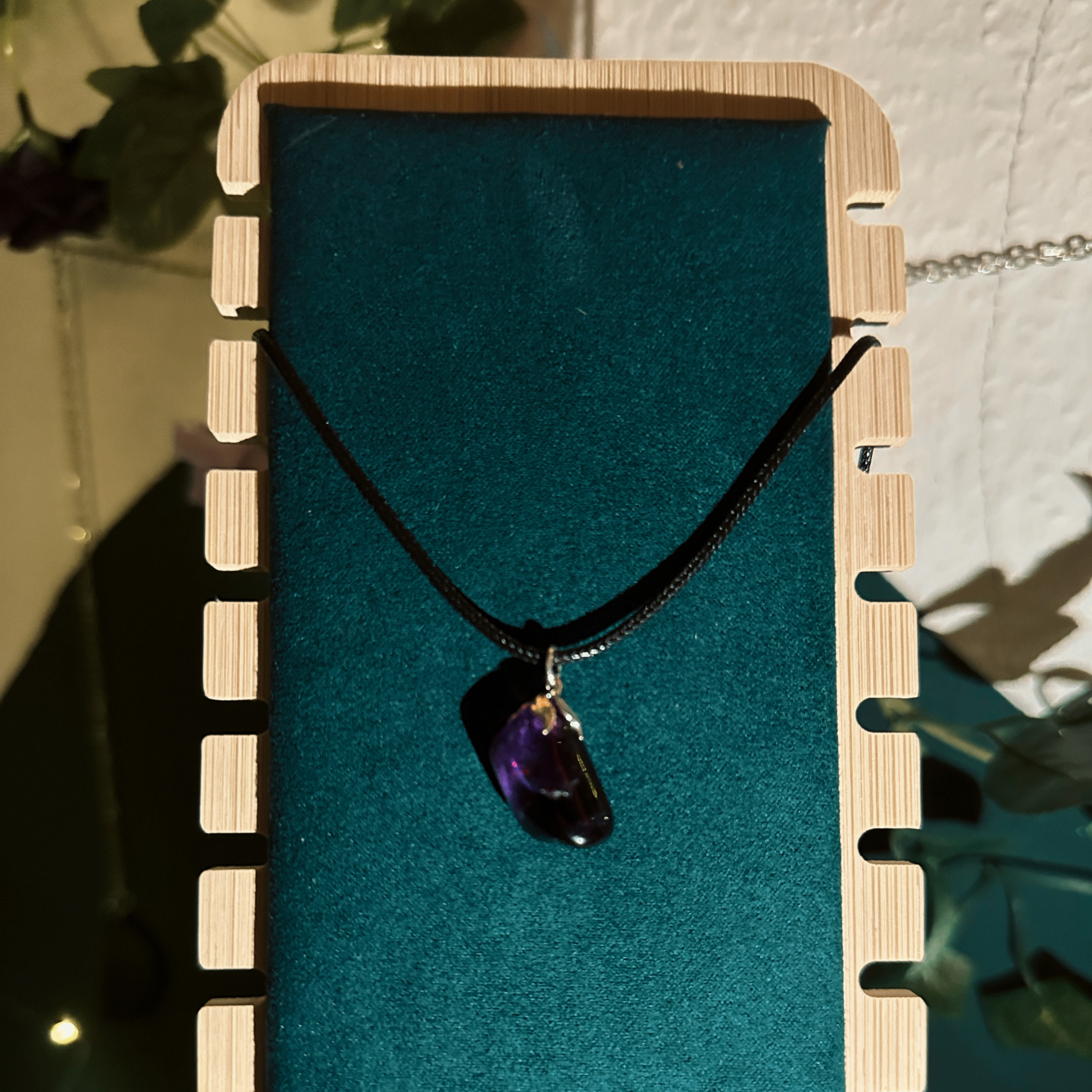 Violetter Fluorit Kette