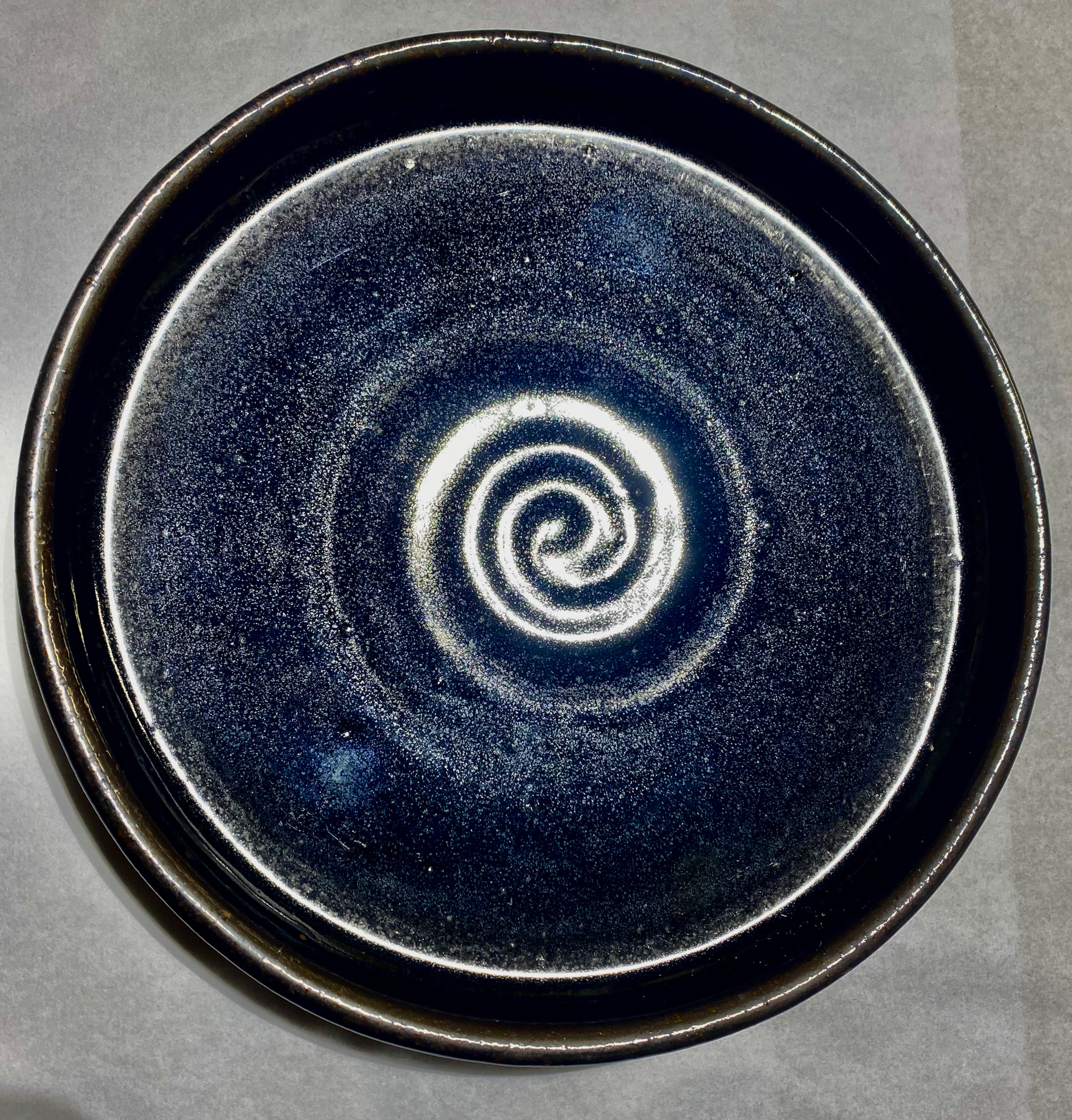 Fat Black Medium Plate