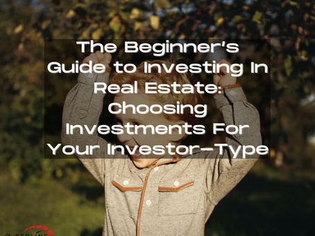The Beginner’s Guide to Investing In Real Estate: Choosing Investments For Your Investor-Type