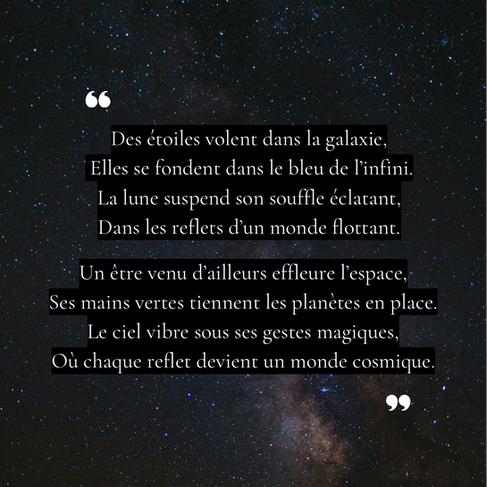 POÈME TABLE SUR MESURE ALIEN WORLD