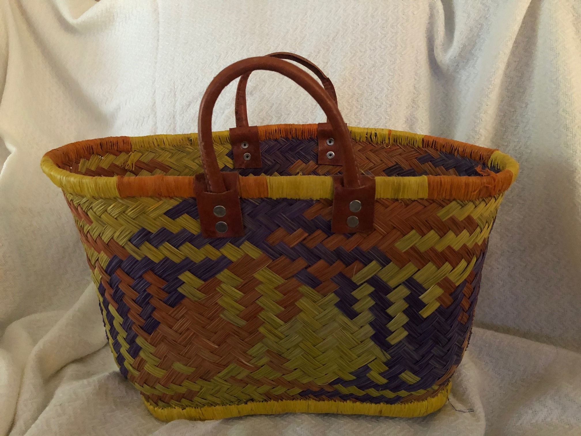 Woman Artisan Purse Rafia