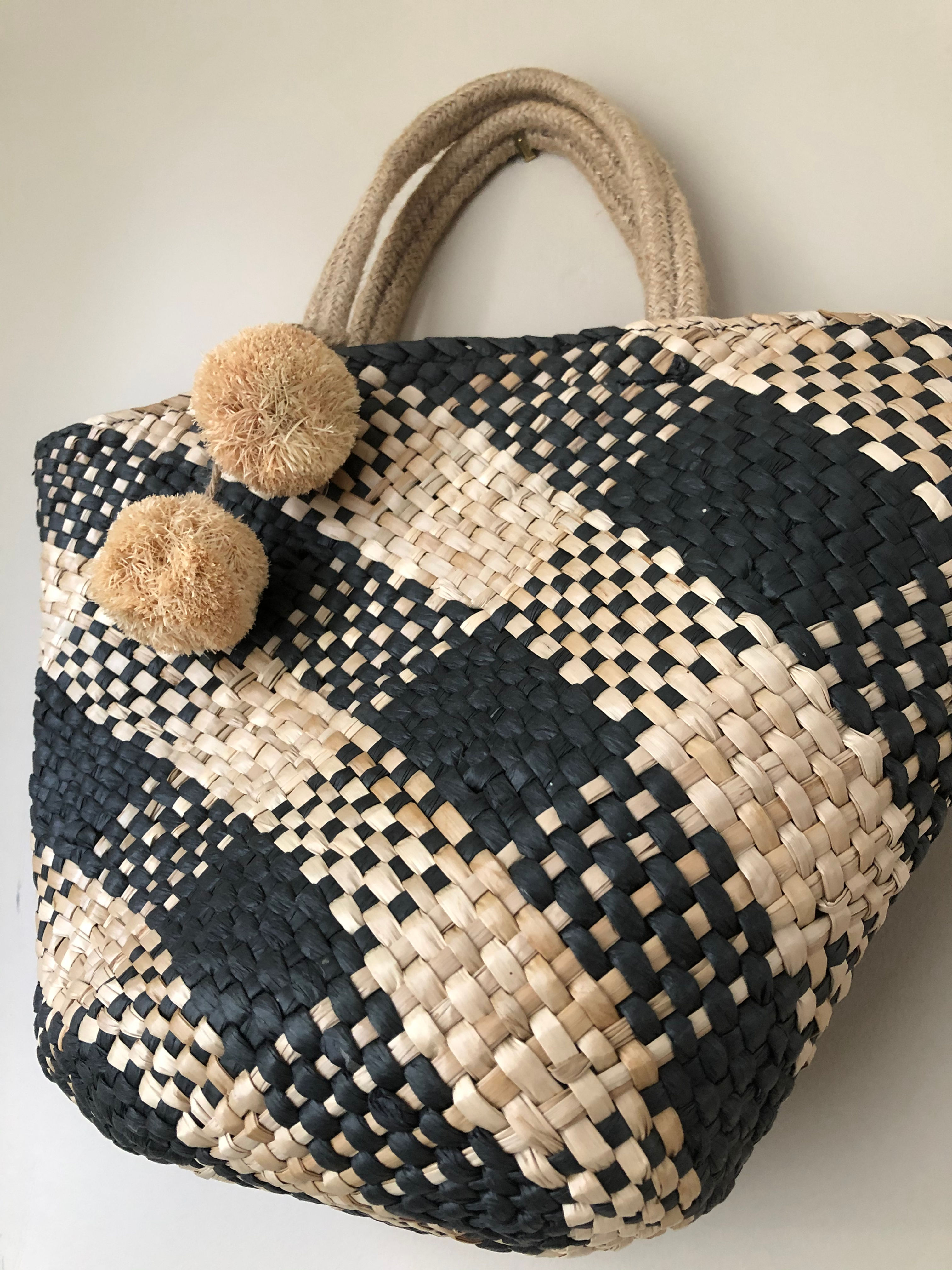 Blue Checkering Purse