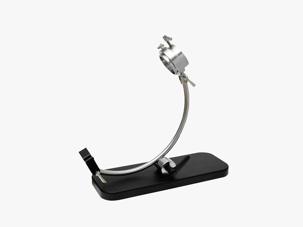 Miniatura: Jamonero Basculante Giratorio 360º de Acero Inoxidable Fibra Polietileno BALSAT