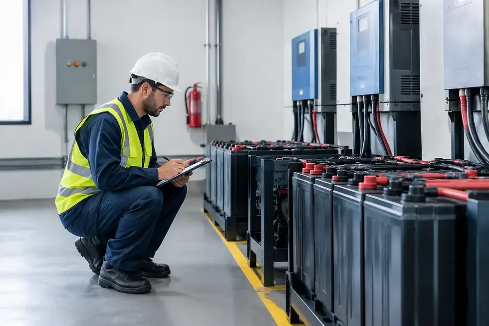Industrial Battery Charging Room Safety Guide