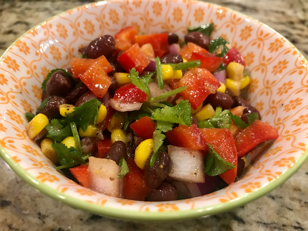 Easy Vegan Bean Salad