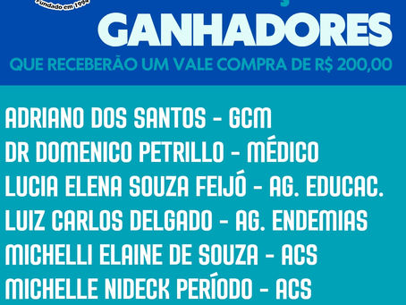 Ganhadores do Sorteio de Julho já estão definidos!