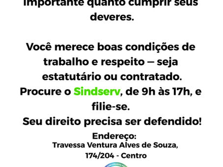 Fortaleça sua voz, fortaleça a luta!