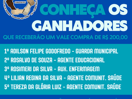 Confira quais foram os associados ganhadores do vale compras do mês de junho