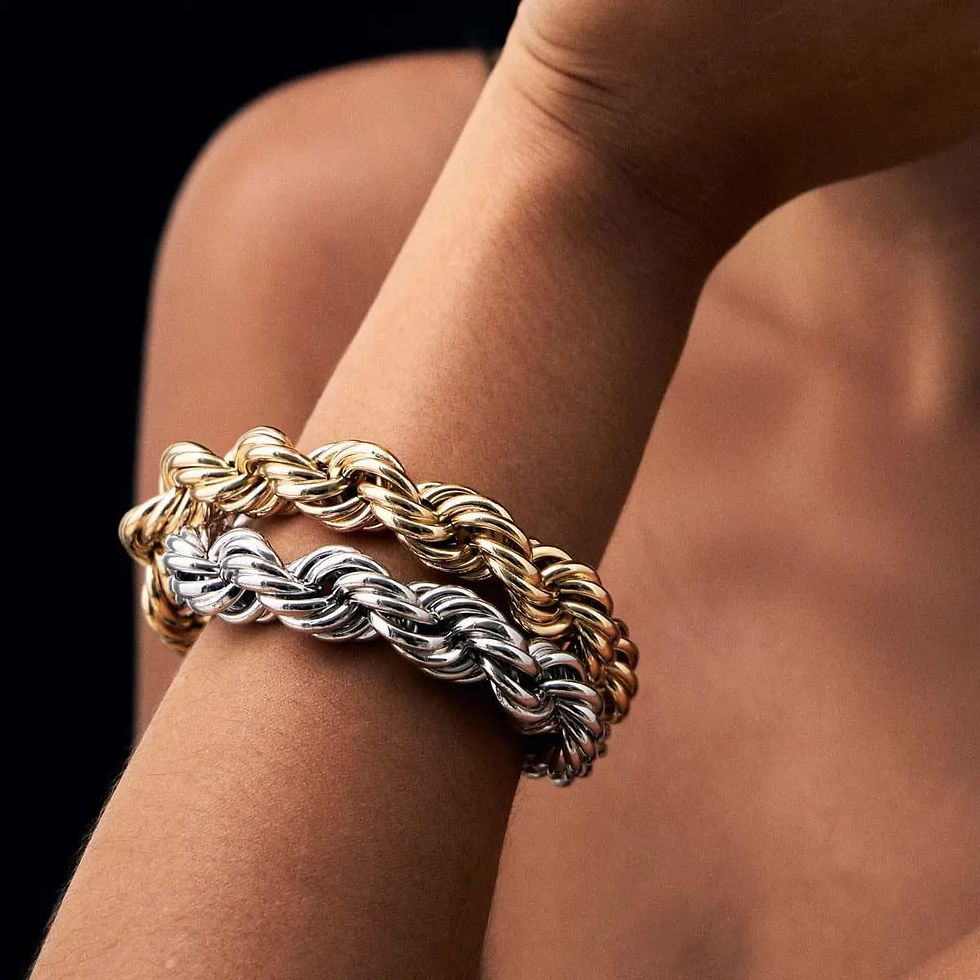 Miniatura: PULSEIRA CORDÃO BAIANO LISO COM FECHO BOIA