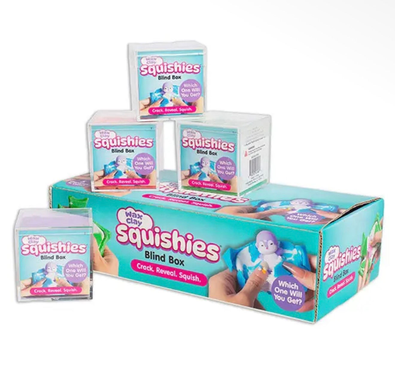 Mystery Wax Cracking Clay Squishies