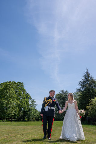Family wedding portrait at Burnham Beeches Hotel in Buckinghamshire.