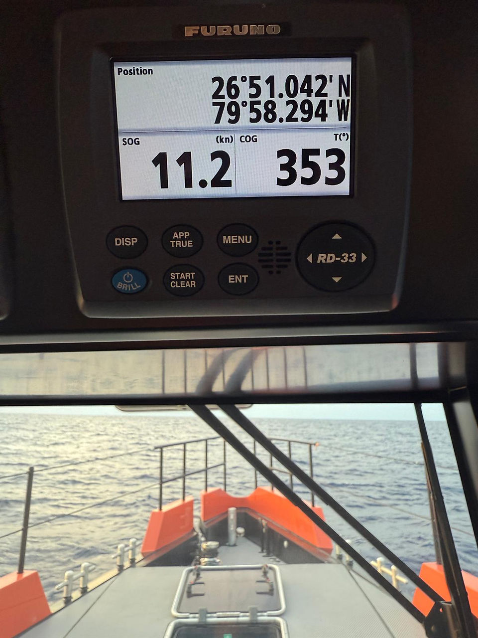 North on the Gulf Stream